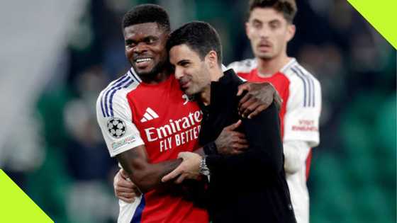 Mikel Arteta excited with Thomas Partey's consistency after 'best performance' in Sporting win