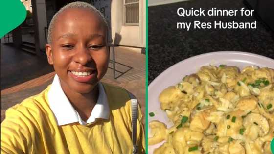 Student prepares dinner for her "res husband" who doesn't want them to go out on dates