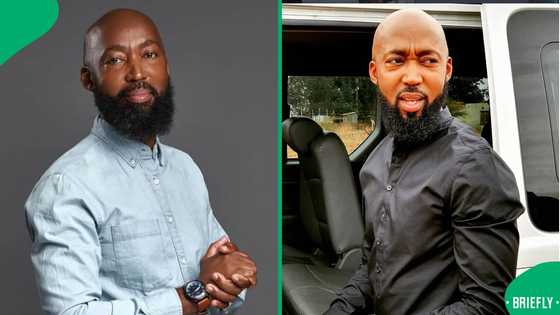 Former 'Muvhango' star Dingaan Khumalo delivers savage clapback to cheeky fan: "I'm not stupid"