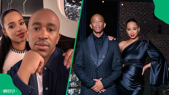 Mafikizolo star Theo Kgosinkwe and his wife celebrate their 5th wedding anniversary