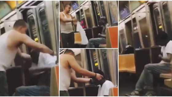 Kind man removes his shirt, cap and wears it on stranger without cloth on train, video melts hearts