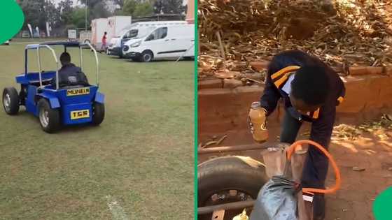 Limpopo kid invents water-powered car, netizens stunned: "He should be protected"