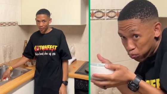 Roodepoort Man caught drinking beer reveals his clever trick to save it in TikTok video, Mzansi is proud of his tricks