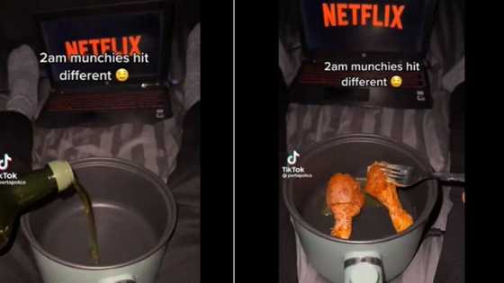 Man cooks chicken while watching Netflix in bed, Twitter video with 2.5M views horrifies peeps