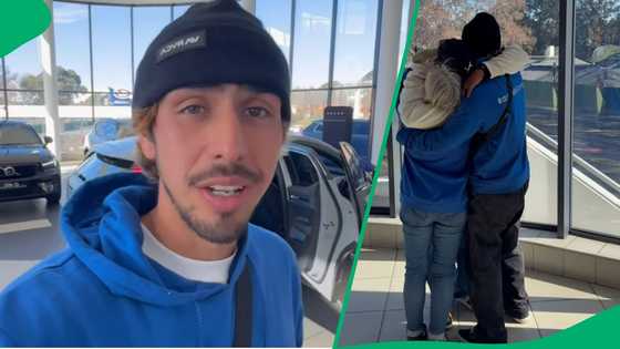 "It was so hard": Jason Vanporppal surprises Jerome with a car after epic skate across Africa