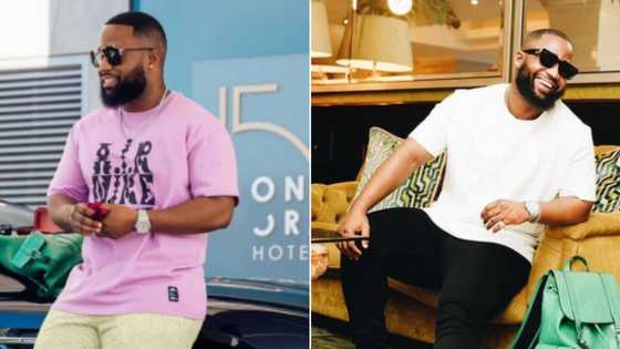 Cassper Nyovest shares heart melting snap of precious baby Khotso