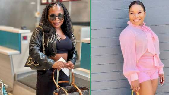 Makhadzi stuns with cute outfit in London, fans react: "The only celebrity who rocks original gear"