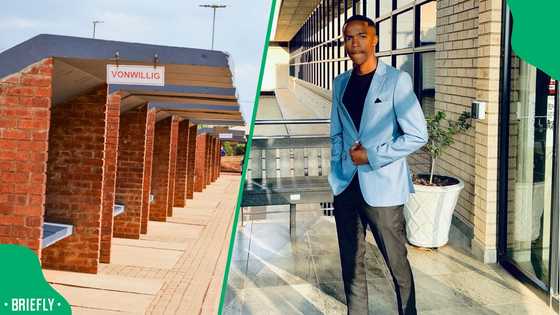 "Only the beginning": Gent restoring a taxi rank in Mzansi goes viral as youth make a difference
