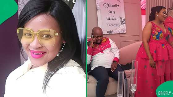 "Ke sidechick": Groom answers phone call during wedding, sparks mixed reactions online