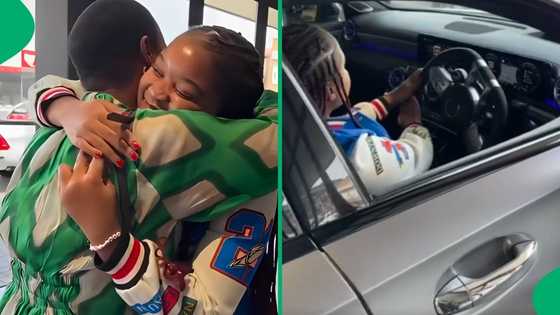 "Beautiful": Mom spoils her baby girl with Mercedes-AMG A45s as first car, Mzansi envious