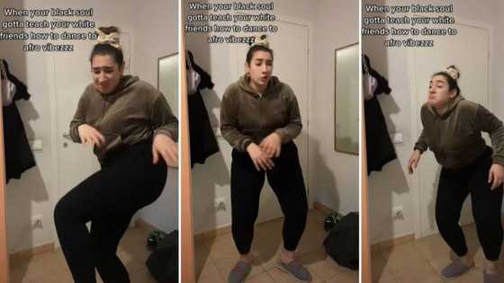 Vibrant woman with "black soul" shows white friends how to dance in viral video