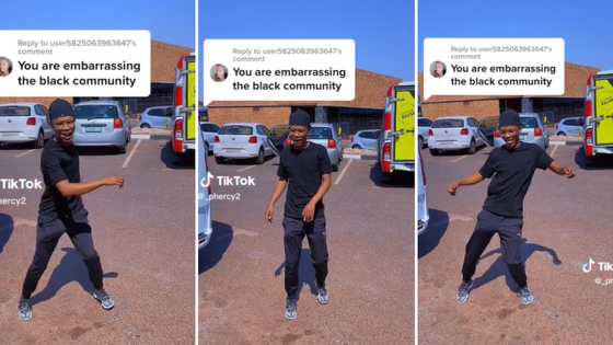 Mzansi backs up man who posted hilarious TikTok dance video, owning his moves: “You’re a legend”