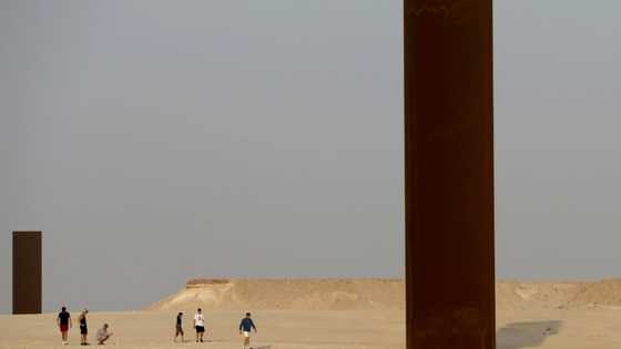 Long, bumpy 4WD ride to Qatar's acclaimed desert art