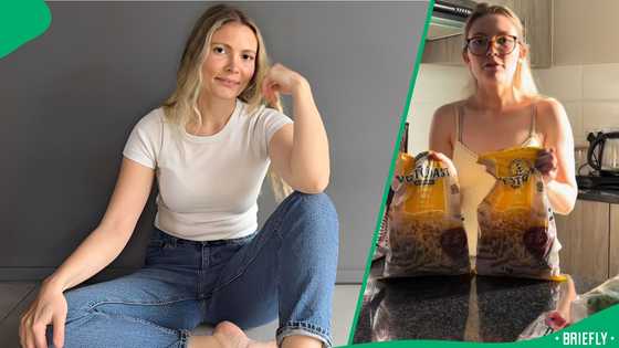 "Everything is like miniature": Woman shows R4k monthly grocery haul from 2 stores, SA debates