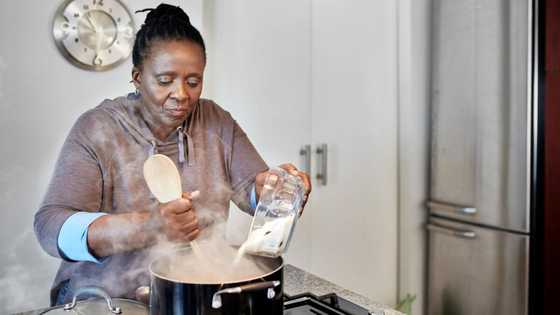 Mzansi appalled by lady's lunch of pap and grasshoppers, many question common delicacy