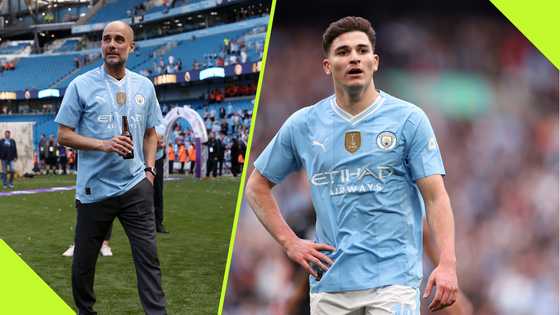 Pep Guardiola issues new update on Julian Alvarez amid Arsenal and Chelsea transfer speculation