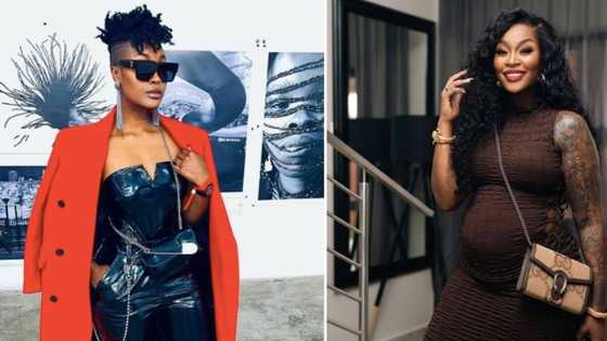 Lamiez Holworthy's hospital pictures with a full face beat spark debate: "Isn't giving birth exhausting?"