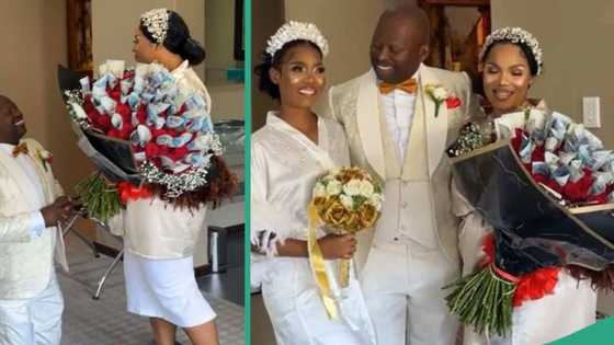 "The woman is kind": Reactions as man kneels to thank first wife for allowing him to marry second wife