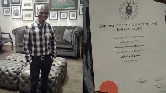 Man motivates South Africa after graduating with law degree from Wits University