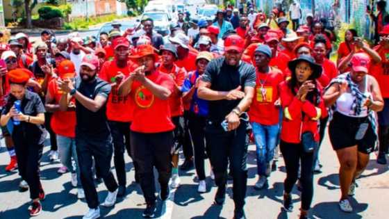 EFF Student Command embarks on 16-hour march to demands free education, leaving many annoyed