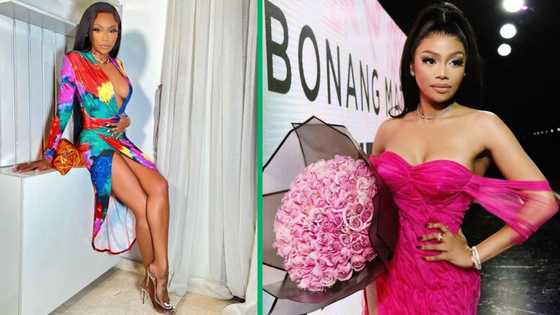 Bonang Matheba celebrates start of Valentine's month with sweet post: "The month of love"