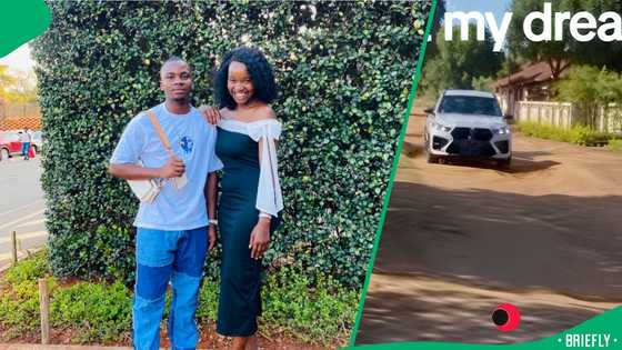 "You're not jealous, but motivated": Limpopo man eyes neighbour's dream car in village, SA wowed