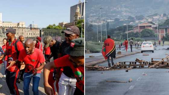 National shutdown: EFF gets shutdown going early in Chatsworth, Durban, man nabbed for distributing tyres