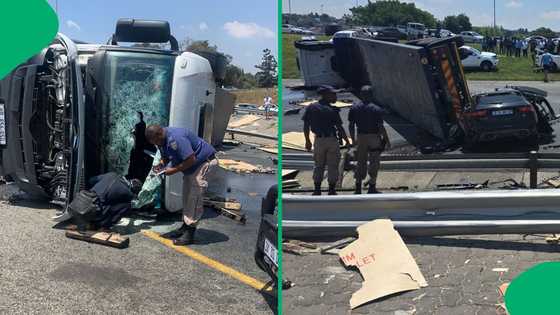 Multiple injuries reported in N1 crash, all lanes closed after truck collides with 2 other vehicles