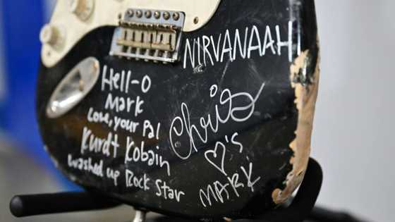 Guitar smashed by Nirvana's Kurt Cobain sells for nearly $600,000