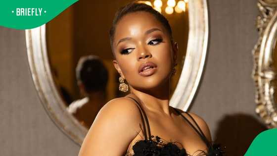 Beauty influencer Lungile Thabethe shows off her body in a stunning swimsuit