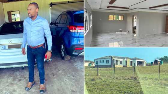 Proud man puts every cent he has into building his dream home, took him 6 months: Mzansi people are inspired