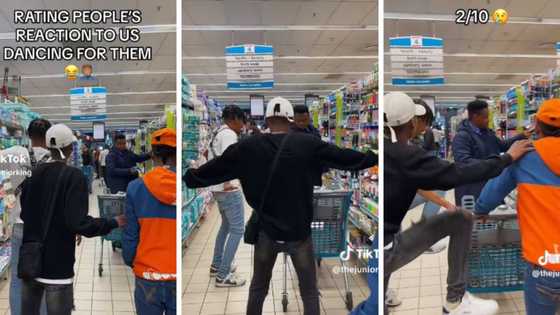 TikTok dance prank video goes viral despite 2/10 rating, Mzansi blames employee: "He's too serious"