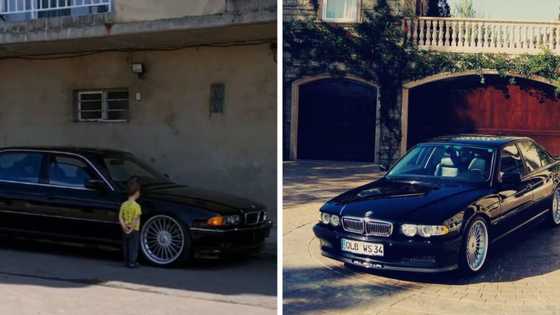 Video of little boy admiring a stunning classic BMW worth R700 000 shows petrolhead in the making