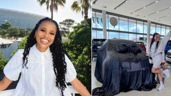 Beautiful young woman buys new whip after having faced a week filled with heartbreaks, peeps applaud her