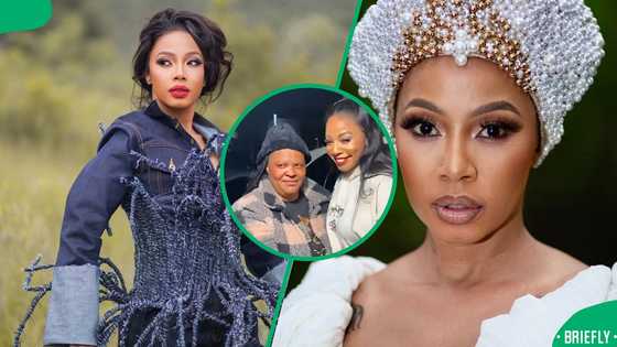 Elderly woman cries after meeting Kelly Khumalo, SA reacts: "She has tears to waste"