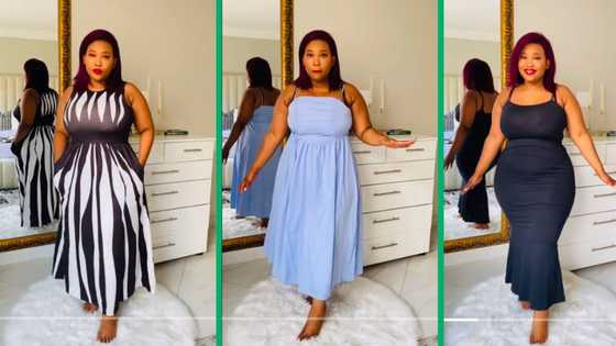 Curvy woman wows Mzansi with her SHEIN try-on haul on TikTok: "Everything suits you so well"