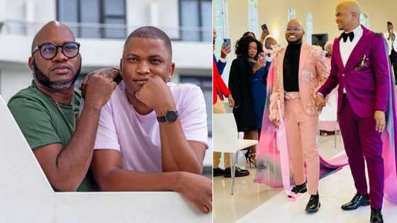 "I do": Stunning Mzansi couple tie the knot in colourful wedding, SA mesmerised