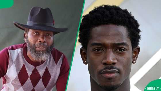 'Generations' star Mike Mvelase's outfit is compared to British actor Damson Idris's attire