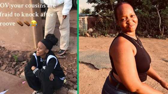 Hilarious cousins captured in TikTok video coming back from groove, scared to knock at home