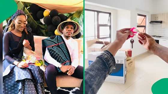 "God is never late": Couple levels up from kasi backroom to suburban home, video moves SA people