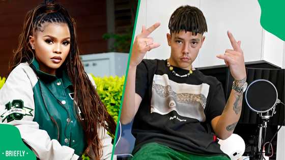 Troubled rapper J Molley continues to obsess over Khanya Mkangisa, SA reacts: "She left you"