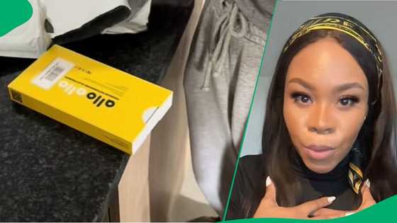 Woman's sister opens iPhone from Hong Kong shopping website in TikTok video