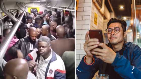 Video of church on train has Mzansi discussing passenger rail travel: "These are the vibes on them trains?"
