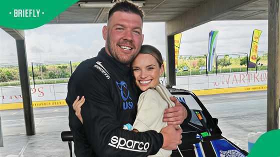 Dricus Du Plessis and Vasti Spiller’s engagement shoot leaves fans raving over SA’s hottest couple’