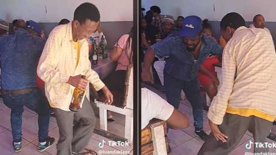 Port Elizabeth uncle dancing with booze in hand goes TikTok viral as he turns up with 1 more lit gent