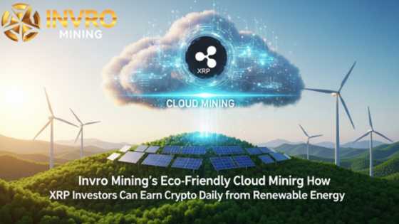 Invro Mining's Eco-Friendly Cloud Mining. How XRP Investors Can Earn Crypto