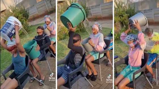 Family hilariously fails at water bucket challenge in viral video, netizens want in on the wholesome fun