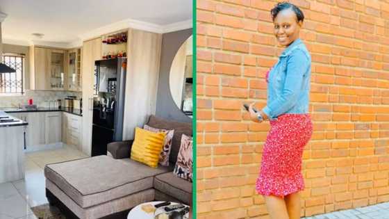 Woman shows off her beautiful house after renovations, wows Mzansi
