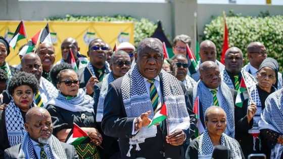 Ramaphosa's video showing solidarity with the people of Palestine moves netizens