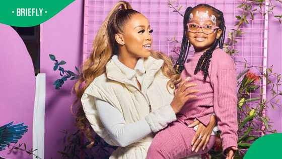 Ntando Duma celebrates daughter Sbahle's birthday with husband Una Rams